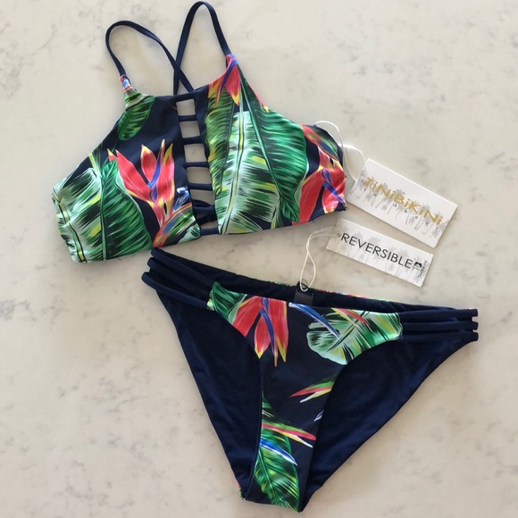 tinibikini swimwear reversible